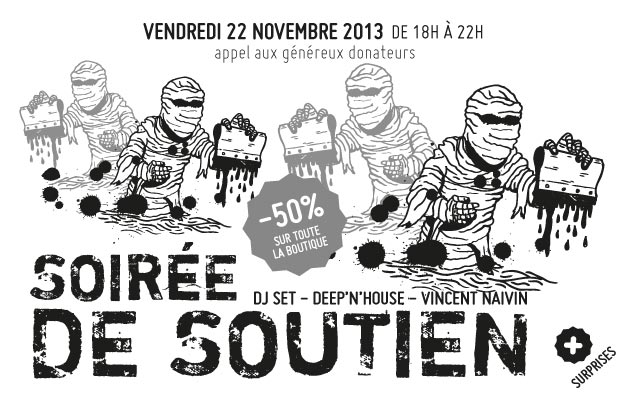 Soirée de soutien – vendredi 22 novembre 2013